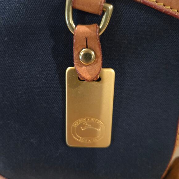 Vintage Dooney & Bourke Cabriolet satchel Navy blue - Picture 3 of 13